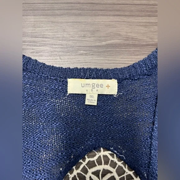 Umgee Boho Cardigan Vest Size 1XL - Picture 2 of 7